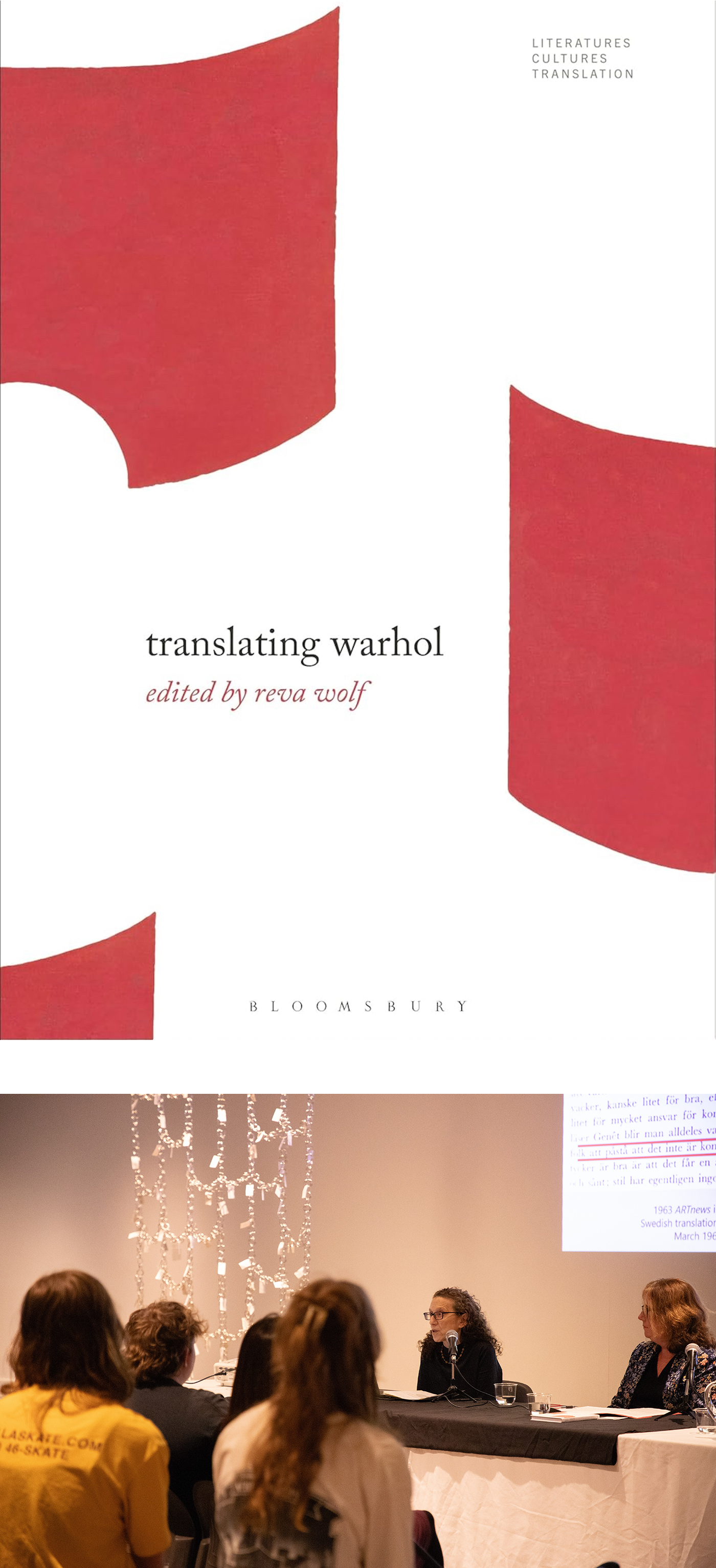 Translating Warhol, edited by Prof. Reva Wolf, and Panel at the SDMA in 2024